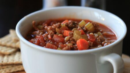 Instant Pot Hamburger Soup