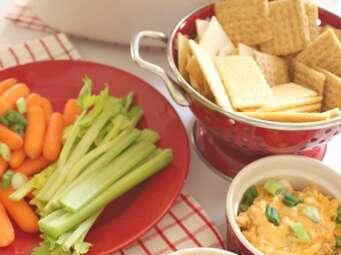 Buffalo Chicken Dip in the Slow Cooker