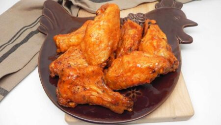 Air Fryer Buffalo Chicken Wings from Frozen