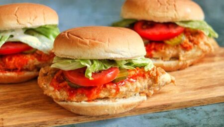 Crispy Buffalo Chicken Sandwiches