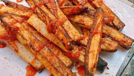 Air Fryer Sriracha Fries