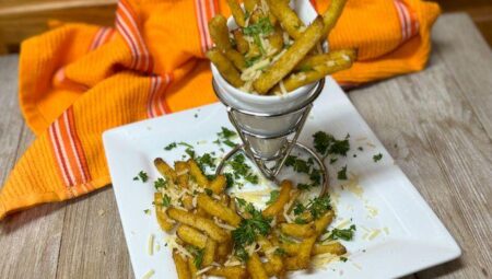 Air Fryer Truffle Polenta Fries