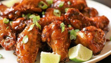 Air Fryer Honey Garlic Chicken Wings