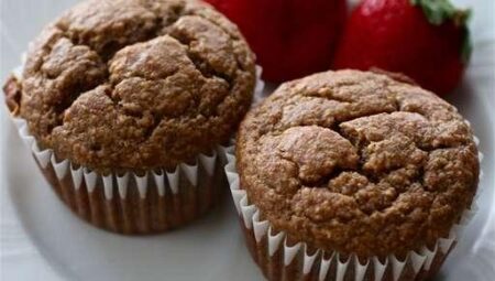 Lower-Carb Banana Protein Muffins